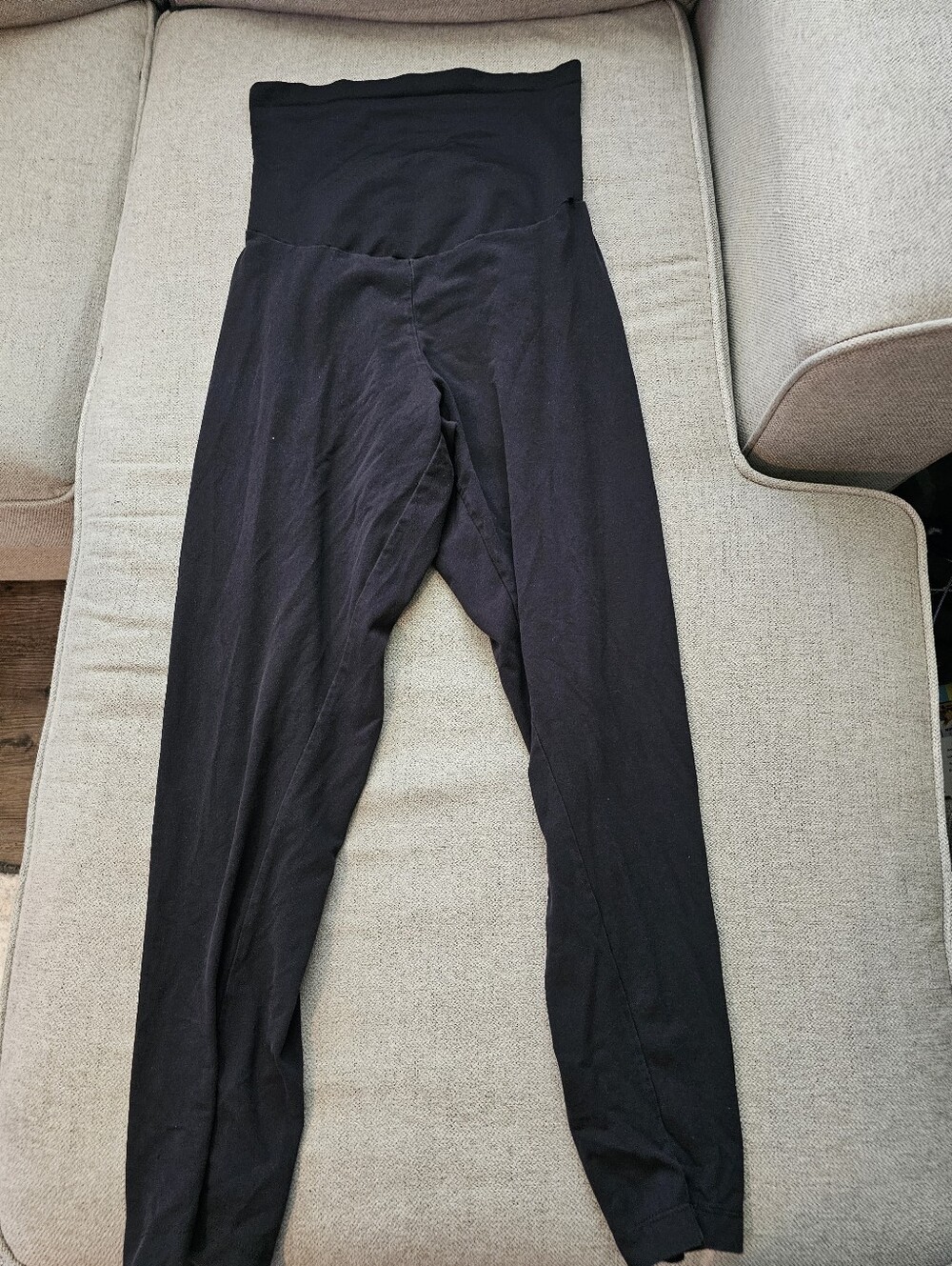 Black Motherhood Maternity Leggings 3x